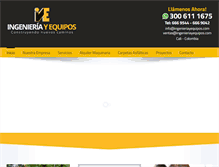 Tablet Screenshot of ingenieriayequipos.com